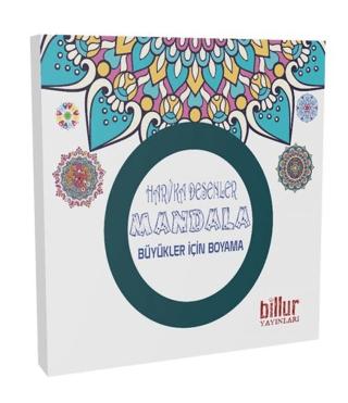 Harika Desenler Mandala - Büyükler İçin Boyama