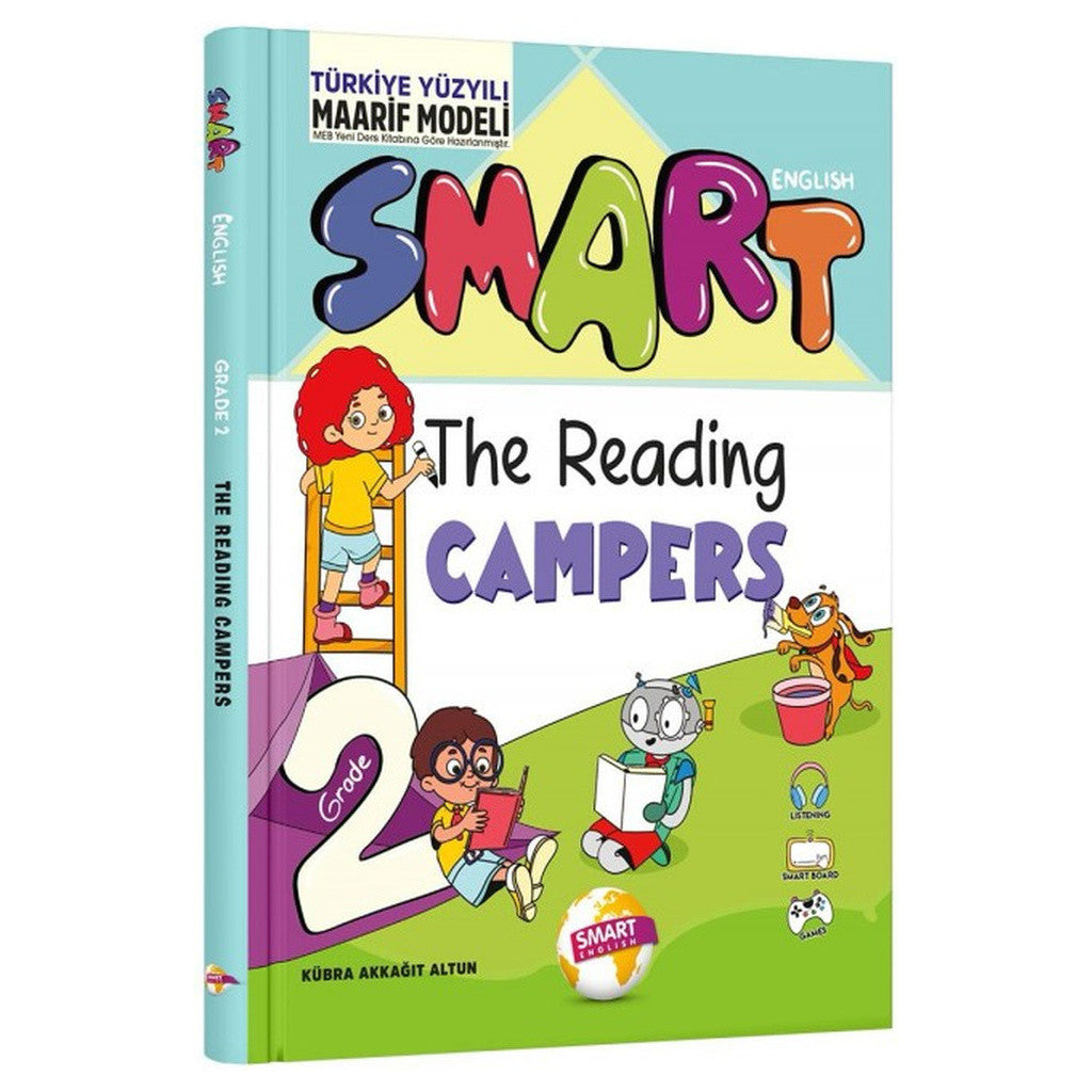 Smart English 2027 2. Sınıf The Reading Campers Maarif Model kitap kapağı