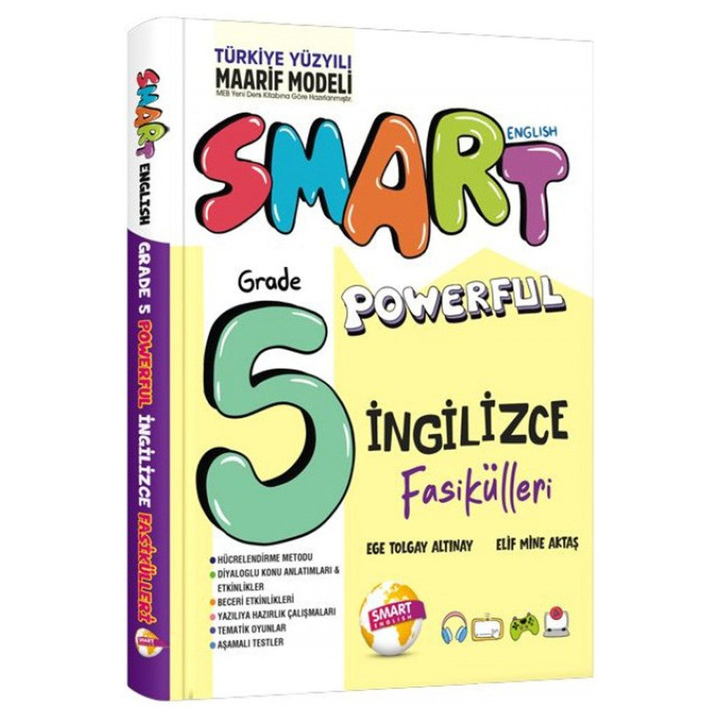 Smart English 2027 5. Sınıf Powerful İngilizce Fasikülleri Maarif Model kitap kapağı