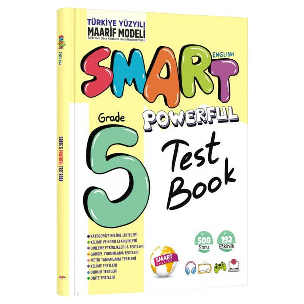 Smart English 2027 5. Sınıf Powerful Test Book Maarif Model kitap kapağı