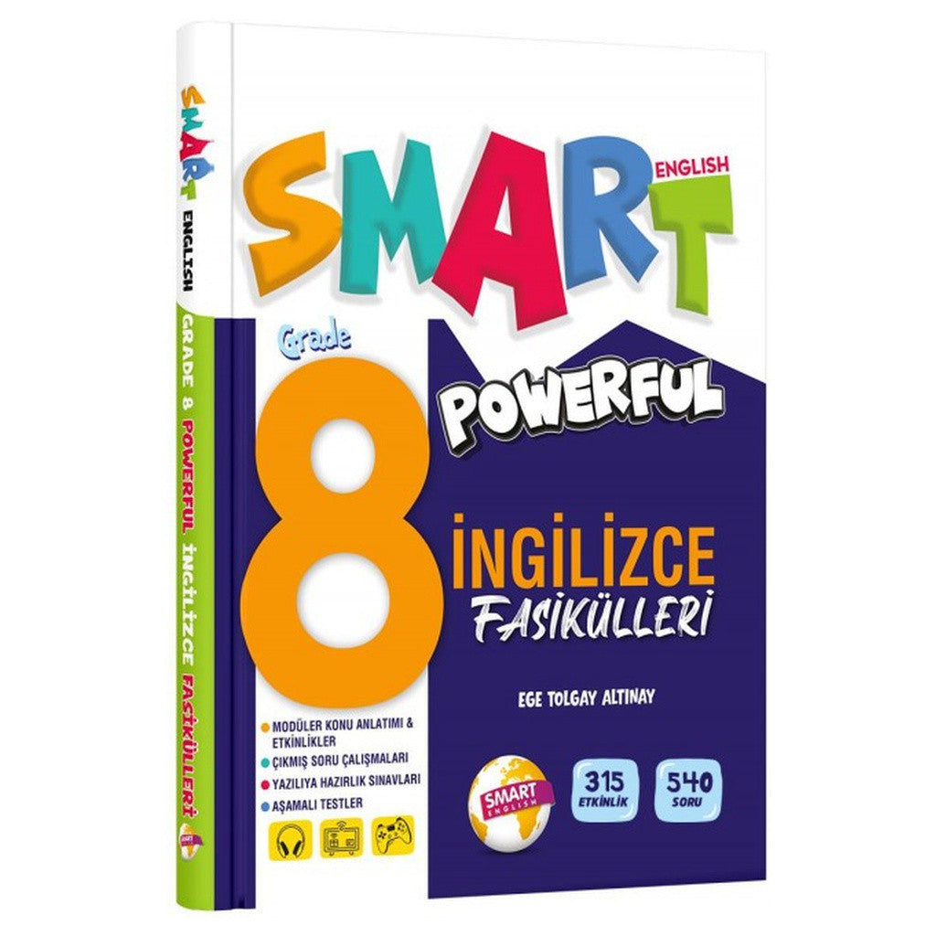 Smart English 2027 8. Sınıf Powerful İngilizce Fasikülleri kitap kapağı