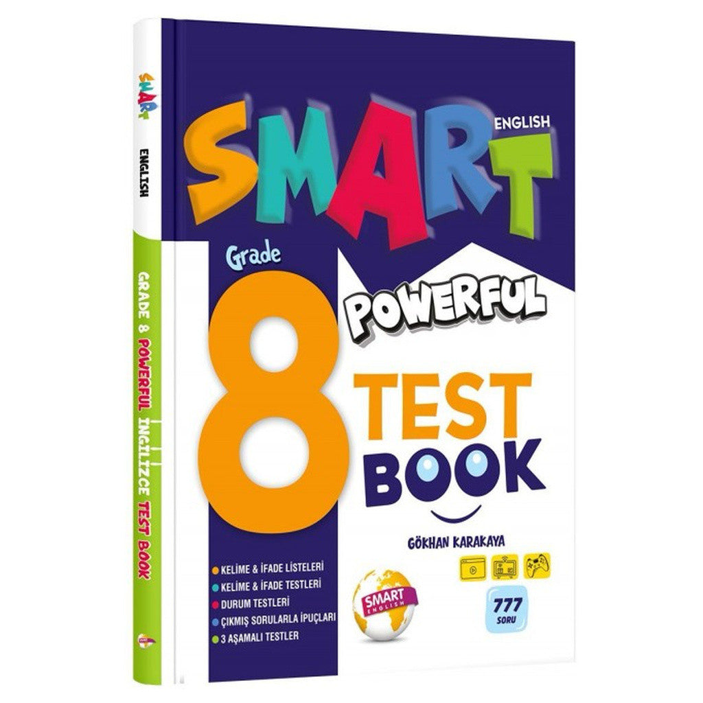 Smart English 2027 8. Sınıf Powerful Test Book kitap kapağı