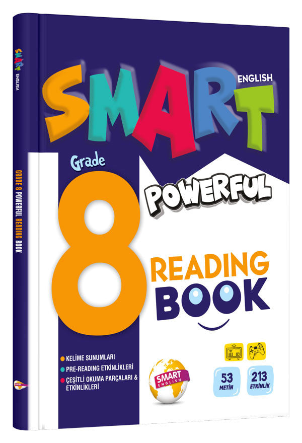 Smart English 8. Sınıf Reading Book kitap kapağı