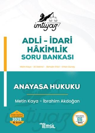 İmtiyaz Anayasa Hukuku Soru Bankası | Temsil Kitap (Ciltsiz) - Resim 1