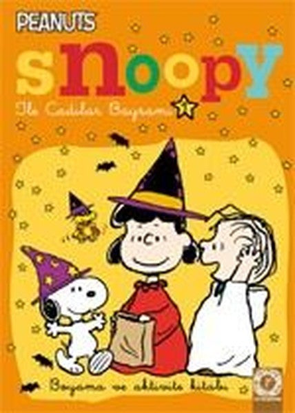 Snoopy ile Cadılar Bayramı 1-Boyama ve Aktivite Kitabı - Kolektif kitap kapağı