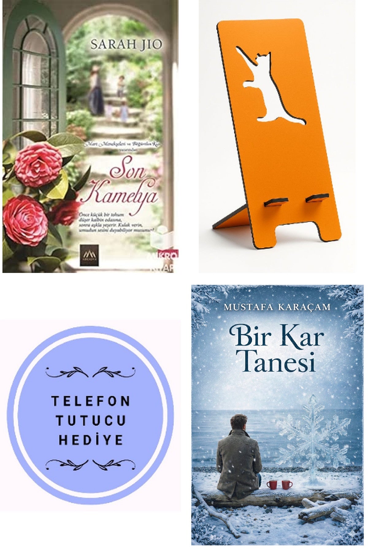 Son Kamelya - Sarah Jio + Telefon Tutucu + Bir Kar Tanesi kitap kapağı