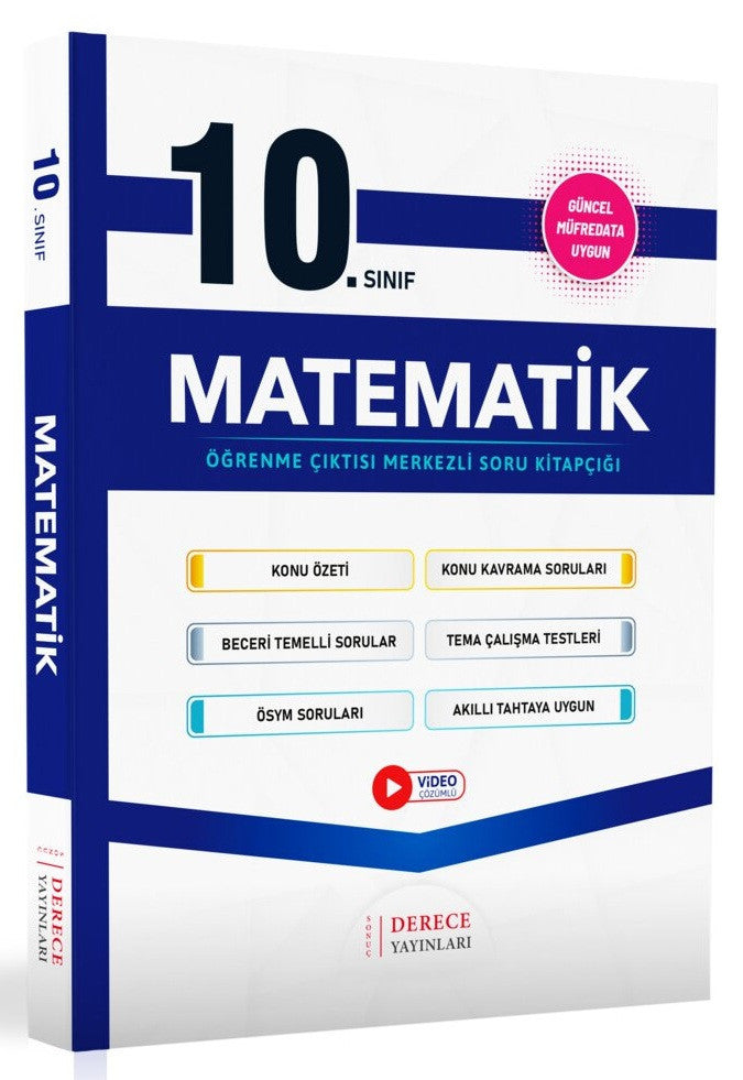 Sonuç Derece Yayınları Sonuç Derece 2027 10. Sınıf Matematik Modüler Set Maarif Model kitap kapağı