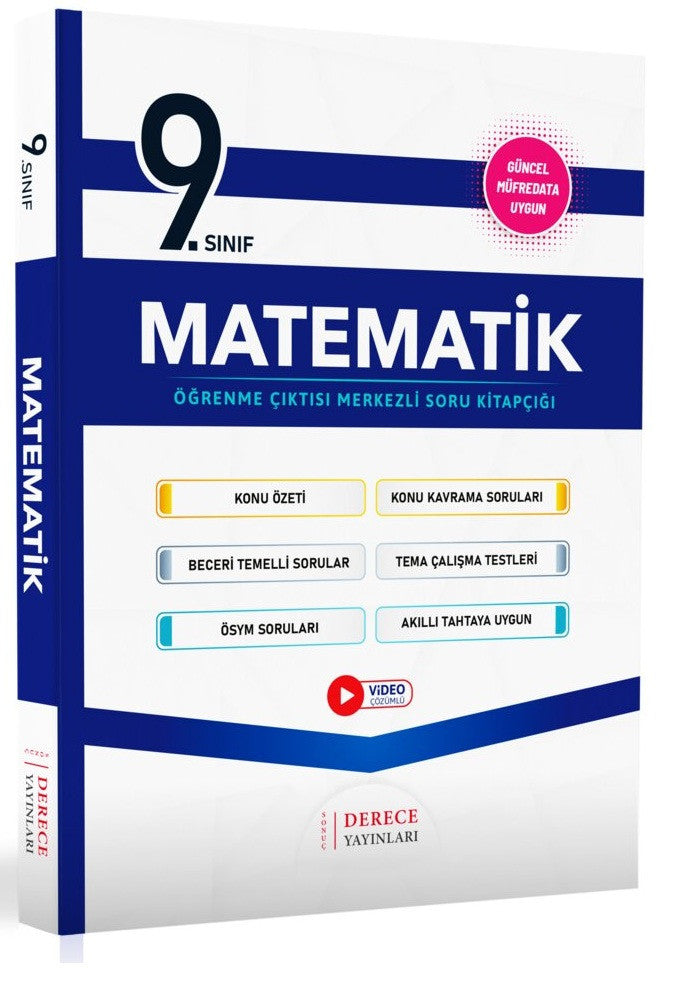 Sonuç Derece Yayınları Sonuç Derece 2027 9. Sınıf Matematik Modüler Set Maarif Model kitap kapağı