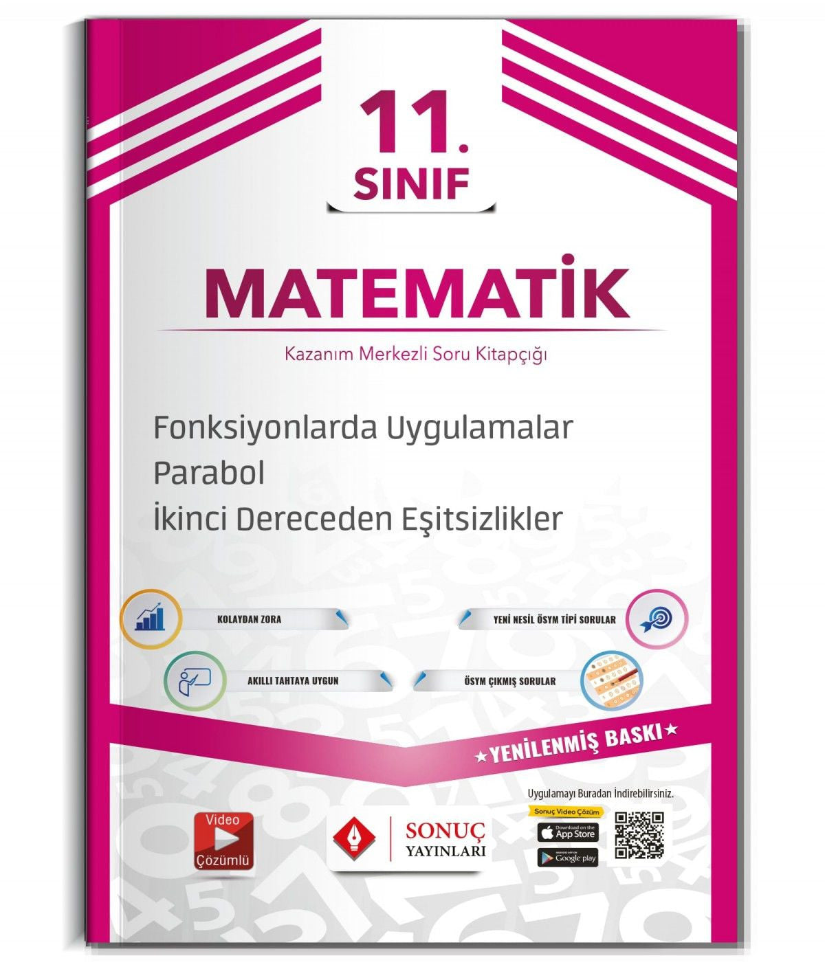 Sonuç Yayınları 11.Sınıf Fonksiyon Uygulamalar Parabol II. Dereceden Eşitsizlikler - Kolektif kitap kapağı