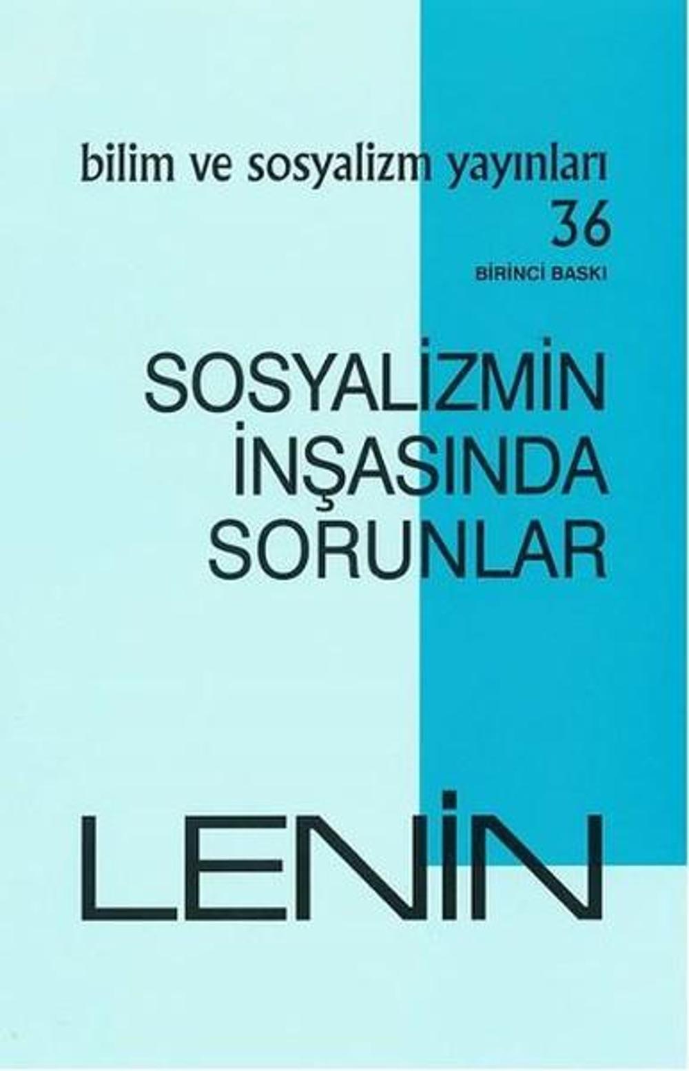 Sosyalizmin İnşasında Sorunlar | Bilim ve Sosyalizm Yayınları