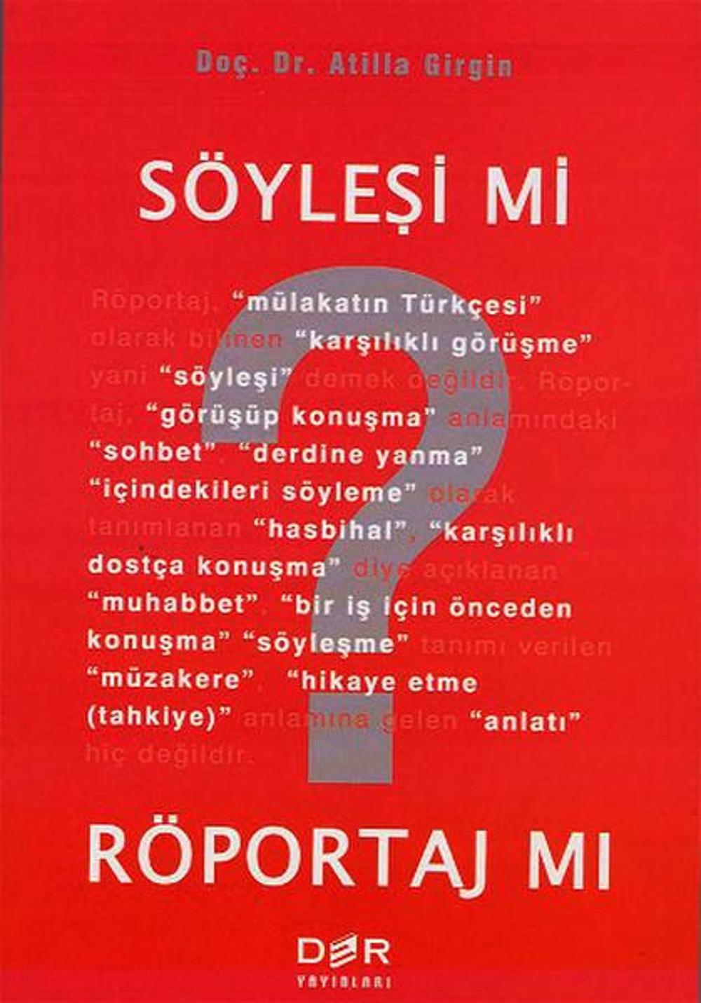 Söyleşi mi? Röportaj mı? | Der Yayınları