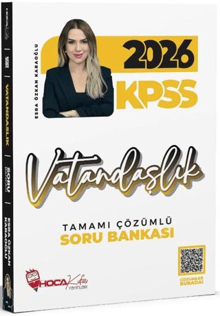 2026 KPSS Vatandaşlık Soru Bankası Çözümlü | Hoca Kafası Yayınları (Ciltsiz) - Resim 1