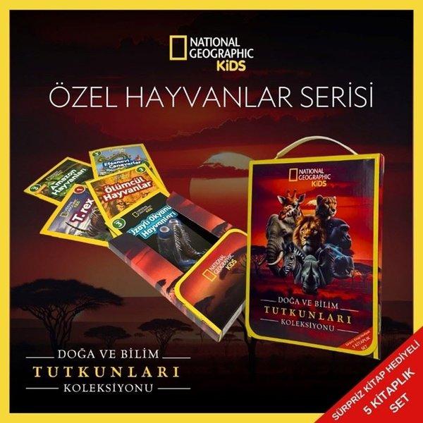 National Geographic Kids - Özel Hayvanlar Serisi Seti - 5 Kitap Takım - Doğa ve Bilim Tutkunları Kol | Beta Kids (İnce Kapak) - Resim 1