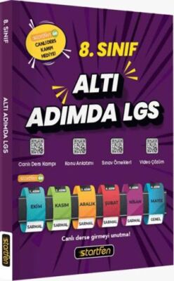8. Sınıf Altı Adımda LGS Deneme - Kolektif kitap kapağı