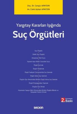 Suç Örgütleri - Cenk Ayhan Apaydın kitap kapağı