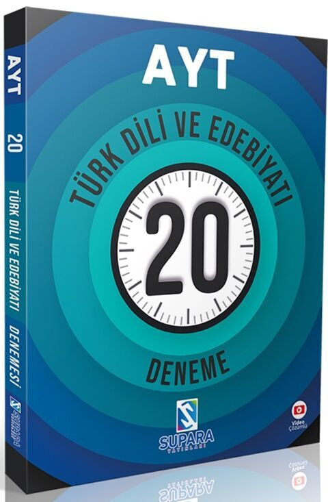 Supara Yayınları AYT Türk Dili ve Edebiyatı 20 Deneme kitap kapağı