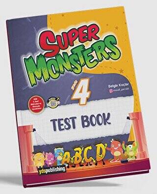 Yds Publishing Super Monsters 4 Test Book - Belgin Koçlar kitap kapağı