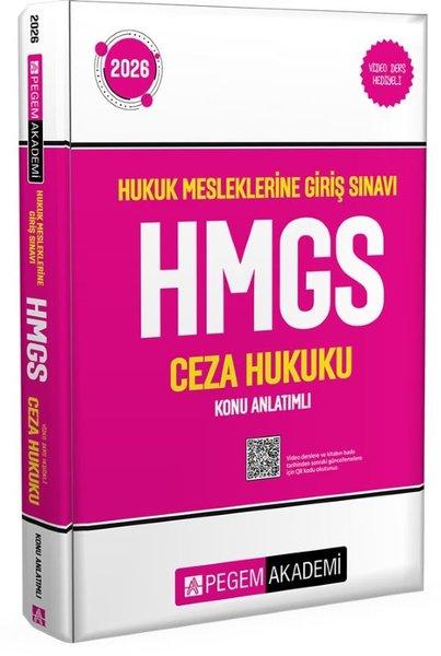 2026 Hukuk Mesleklerine Giriş Sınavı HMGS Ceza Hukuku Konu Anlatımlı | Pegem Akademi Yayıncılık (İnce Kapak) - Resim 1