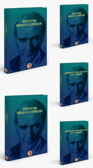 Atatürk'ün Söylev ve Demeçleri ve Atatürk'ün Tamim, Telgraf ve Beyannameleri (5 Kitap - Kutulu Set) | Atatürk Araştırma Merkezi (Ciltli) - Resim 1