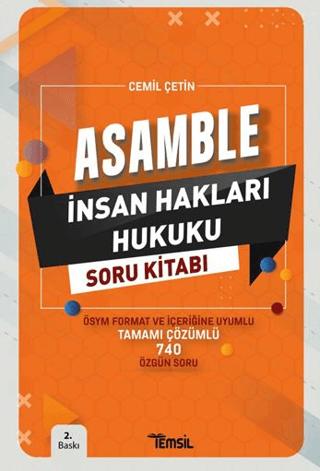 Asamble - İnsan Hakları Hukuku Soru Kitabı | Temsil Kitap (Ciltsiz) - Resim 1