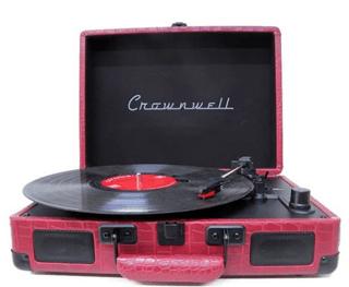 Crownwell Turntable Suitcase CR Series Çantalı Pikap - CW002-CH | Crownwell - Resim 1