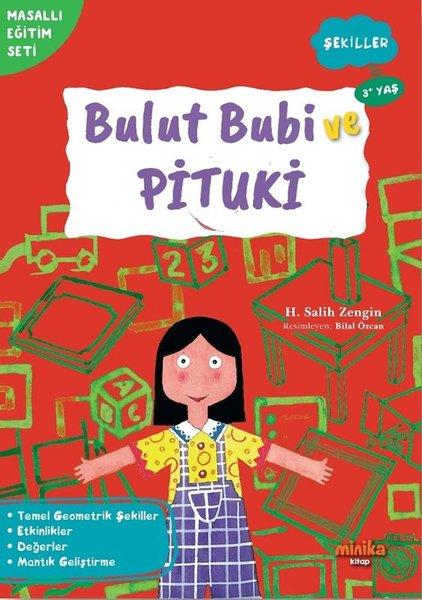 Bulut Bubi ve Pituki - Şekiller - Masallı Eğitim Seti | Minika Kitap (İnce Kapak) - Resim 1