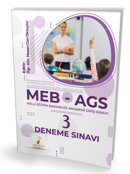 MEB - AGS Hazırlık Deneme Sınavı 3 | Pelikan Yayınları (İnce Kapak) - Resim 1