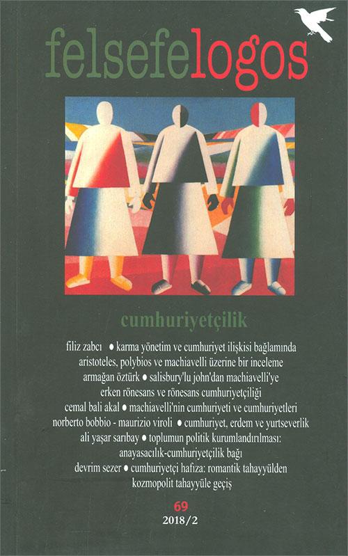 Felsefelogos Sayı;69 Cumhuriyetçilik Umuttepe Yayınları | Umuttepe Yayınları - Resim 1