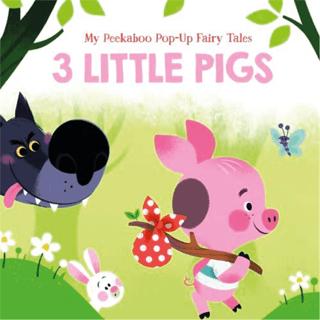 My Peekaboo Pop-Up Fairy Tales: 3 Little Pigs | Yoyo Books (Ciltli) - Resim 1
