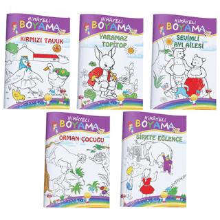 Hikayeli Boyama Kitabı (5 Kitap Takım)