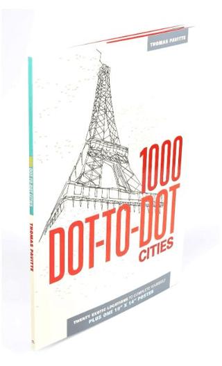 1000 Dot-to-Dot Cities | Thunder Bay Press (Ciltsiz) - Resim 1