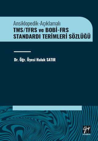TMS/TFRS ve BOBİ-FRS Standardı Terimleri Sözlüğü