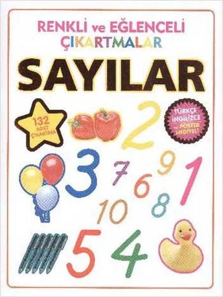 Renkli ve Eğlenceli Çıkartmalar - Sayılar | Parıltı Yayınları - Çıkartmalı Kitaplar Dizisi (İnce Kapak) - Resim 1