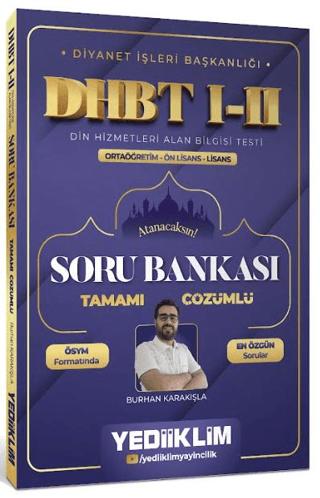 Diyanet İşleri Başkanlığı DHBT I-II Ortaöğretim - Ön Lisans - Lisans Tamamı Çözümlü Soru Bankası