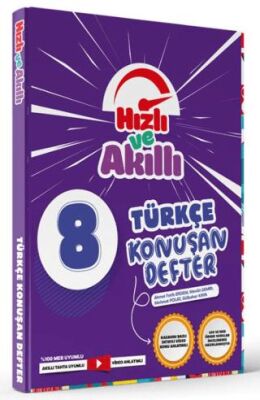 Tammat Yayıncılık 8. Sınıf LGS Türkçe Hızlı ve Akıllı Defter Konuşturan Defter - Kolektif kitap kapağı