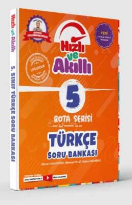 Hızlı ve Akıllı 5. Sınıf Türkçe Rota Soru Bankası - Ahmet Fatih Erdem kitap kapağı