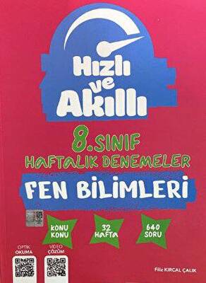 Tammat 8. Sınıf Lgs Fen Bilgimleri 32 Haftalık Hızlı Ve Akıllı Branş Deneme - Filiz Kırcal Çalık kitap kapağı