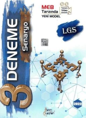 LGS Senaryo Deneme 3'lü - Kolektif kitap kapağı