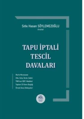 Tapu İptali Tescil Davaları - Sıtkı Hasan Söylemezoğlu kitap kapağı