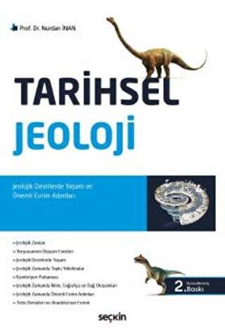 Tarihsel Jeoloji - Nurdan İnan kitap kapağı