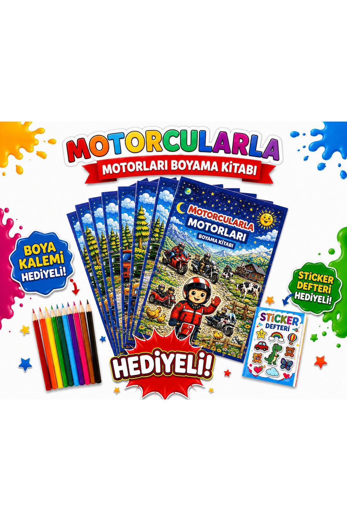 4X10 Boyama Kitabı 16 Sayfa 40 Kitap kitap kapağı