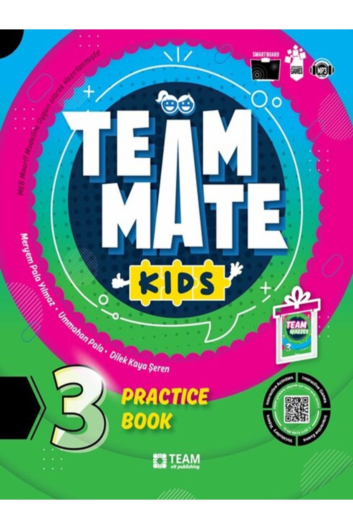 TeamMate Kids 3 Practice Book (+Quizzes kitap kapağı