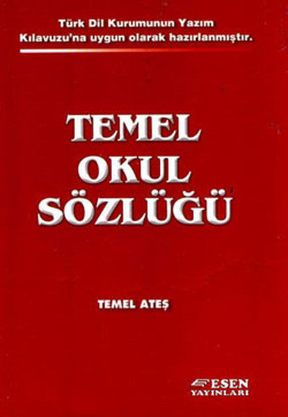 Temel Okul Sözlüğü - Temel Ateş kitap kapağı