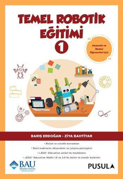 Temel Robotik Eğitimi 1 - Ziya Bahtiyar kitap kapağı