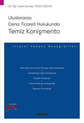Seçkin Yayıncılık Temiz Konişmento - Zeynep Tunca Özcan kitap kapağı