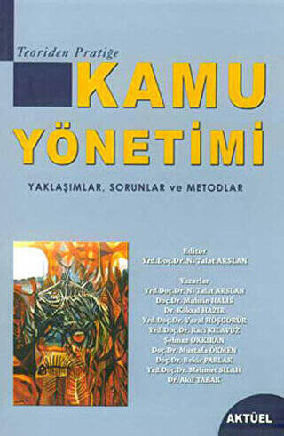 Kamu Yönetimi - T. Arslan kitap kapağı