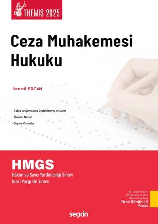 THEMIS – Ceza Muhakemesi Hukuku Konu Kitabı - İsmail Ercan kitap kapağı