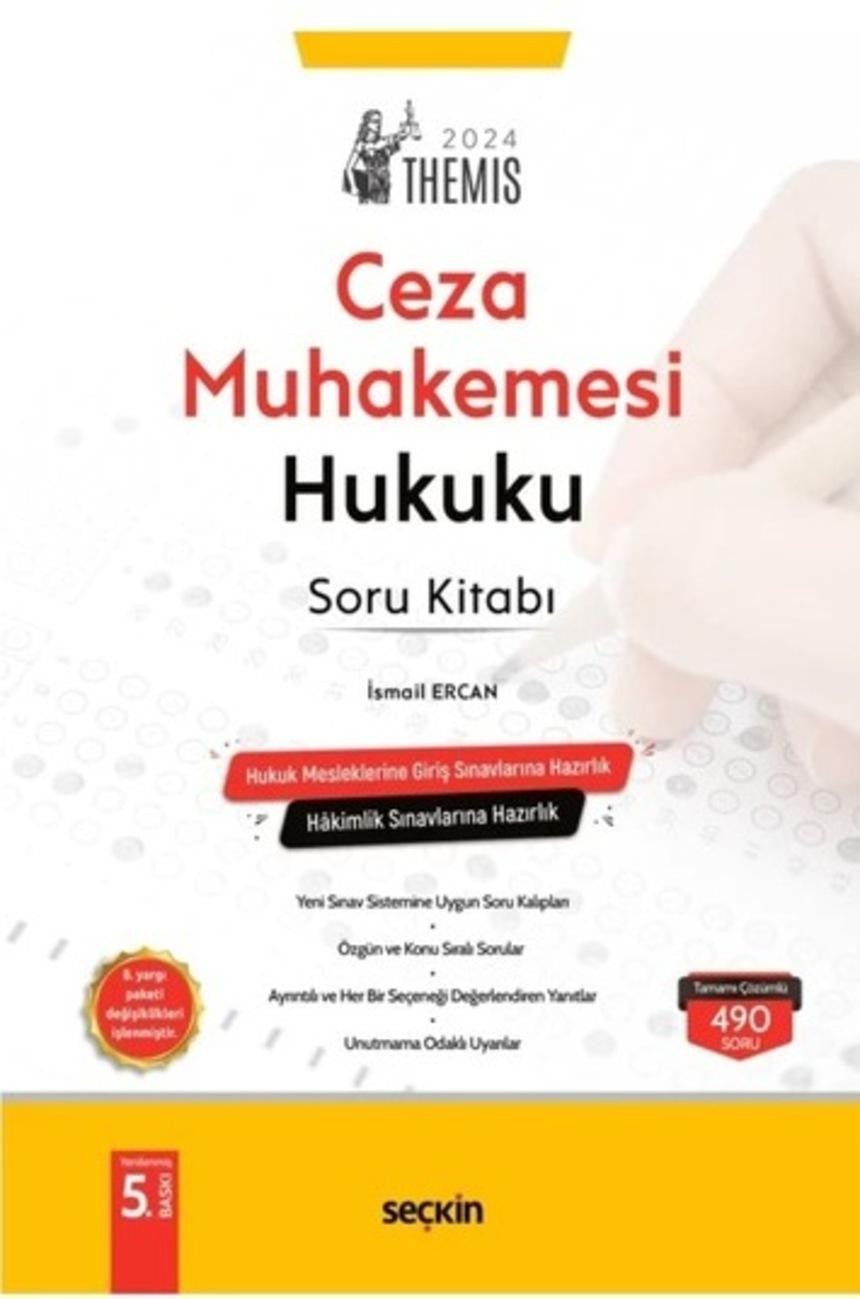 Themıs Ceza Muhakemesi Hukuku Soru Kitabı - İsmail Ercan kitap kapağı