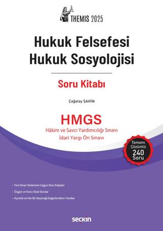 THEMIS - Hukuk Felsefesi Hukuk Sosyolojisi Soru Kitabı - Çağatay Şahin kitap kapağı
