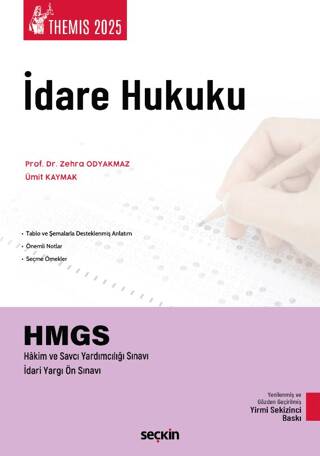 THEMIS – İdare Hukuku Konu Kitabı - Ümit Kaymak kitap kapağı